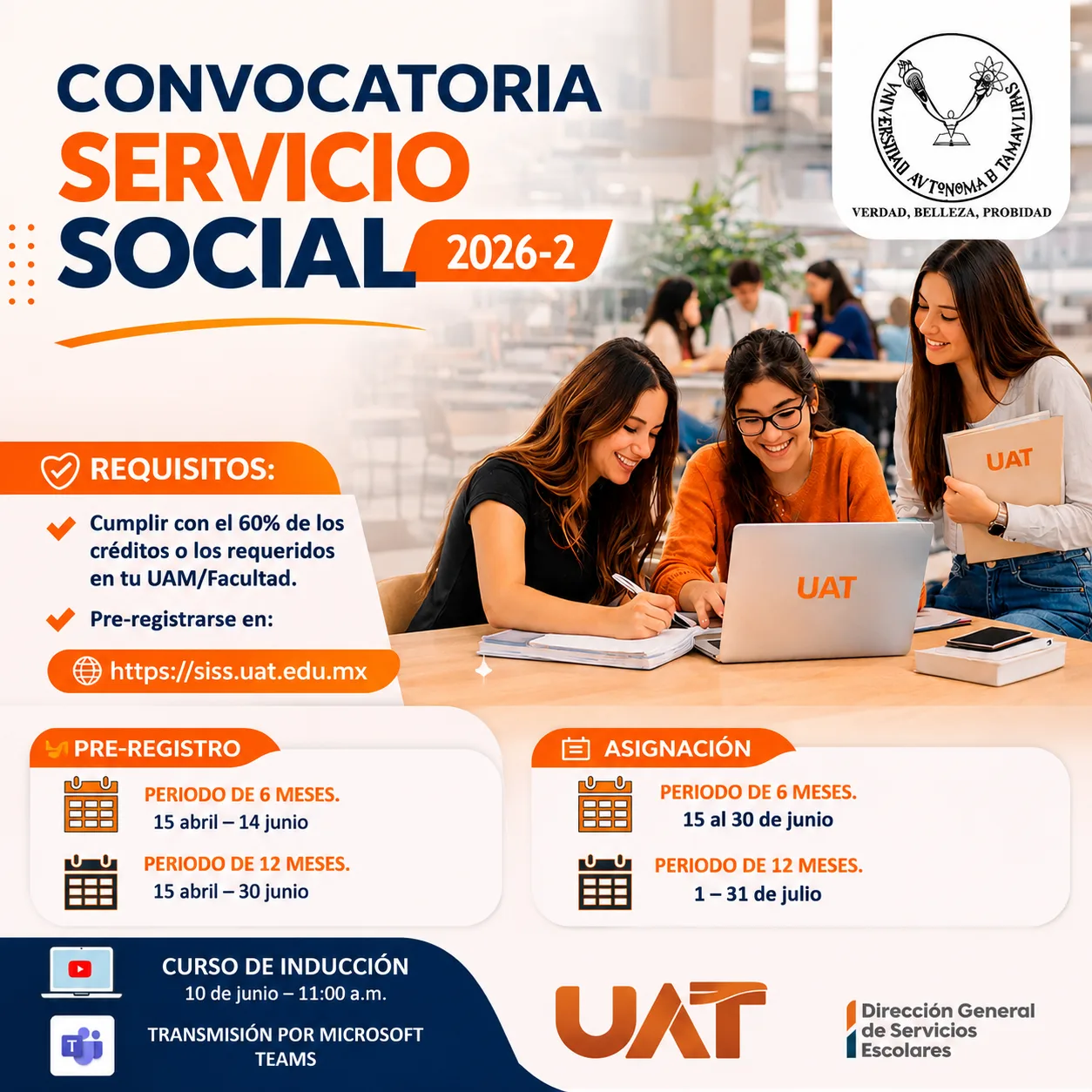 Convocatoria Servicio Social 2026-2