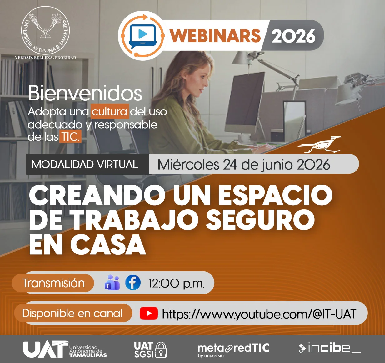 Webinar: Creando un espacio de trabajo seguro en casa
