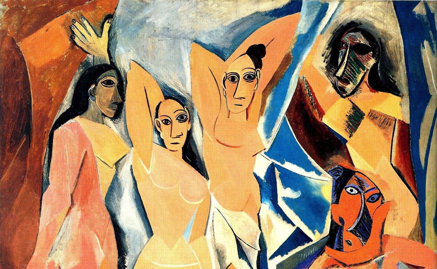 Des Séries Chronologiques Superviser Esclave Las Señoritas De Avignon De Pablo Picasso Graphique 