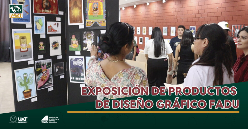 Exposición de productos de Diseño Gráfico FADU
